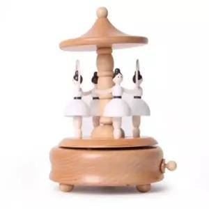 발레리나 나무 뮤직박스 태엽오르골 원목오르골 오르