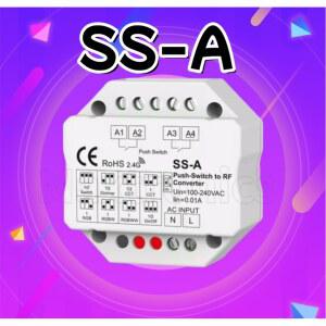 Skydance AC100 240V 2 스위치 RF 제어 1/2zone LED CCT 색상/RGB/RGBW/RGB 단일 A 변환기 조명 색상/이중 SS