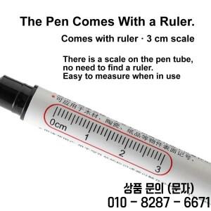 20mm 이중 팁 색상 딥홀 롱 헤드 닙 도트 마커 (건설 현장 타일 펜 욕실 목공 장식용)