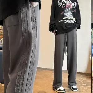 남자바지 트렌드 2023 캐주얼 팬츠 루즈핏 춘추항풍 바지 남자 배기 일자 신상 데일리 심쿵마켓