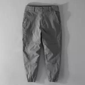 남성 봄가을 카고 9부 팬츠 와이드 캐주얼 패치 랜턴 심쿵직구