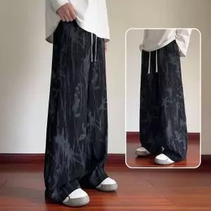 남자 팬츠 캐주얼 배기팬츠 배기 나염 봄가을 트렌드 와이드 admr3