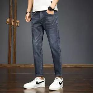 남성 바지 청 캐주얼 배기팬츠 앵클 퀄리티 스키니진 배낭 트렌디 배기 admr1