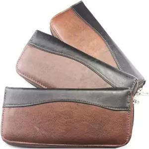 살모니 가죽 헤어 가위 가방 이발소 케이스 미용사 액세서리 블랙 컬러 핸드 스타일링 도구 용품