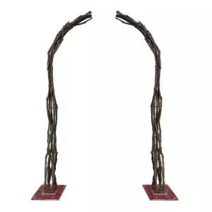 웨딩홀 꽃장식 아치 스튜디오 포토존 결혼식 장식 하환 배경 촬영