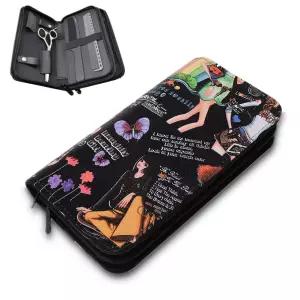 헤어 가위 보관 케이스 방수 미용 도구 가방 살롱 빗 이발 미용사 파우치