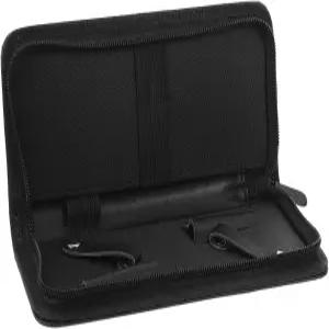 미용사용 가위 케이스 PU 파우치 전단 보관 살롱 지퍼 핸드 가죽 이발사