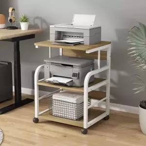 프린터거치대 컴퓨터 보조 공간 정리대 프린터 활용