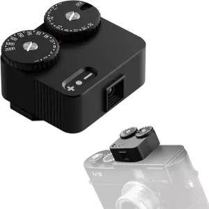 TTARTISAN 광도계 II 조절 가능한 ISO 조리개 및 셔터 속도 필름 카메라 촬영용 콜드 슈 블랙