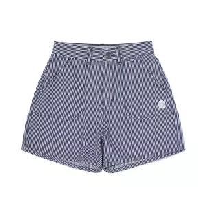 키르시 KIRSH 체리 스트라이프 데님 숏 팬츠 네이비 J42C2KDS01NAA