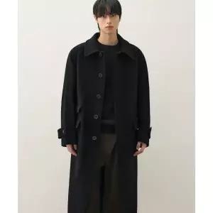 매장정품 DRAW FIT 드로우핏 [오정규X드로우핏] 컨사이즈 울 원더 발마칸 코트 [BLACK] DFCT4402BK 1366921