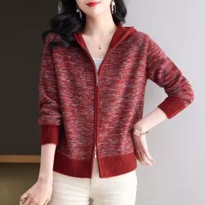 여성가디건 봄가을 캐주얼 후드 집업 니트 카디건 아우터 상의 코트 심쿵직구