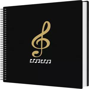 플라스틱 슬리브가 있는 50포켓 포트폴리오 바인더 프레젠테이션 북 디스플레이 100페이지 파일 폴더