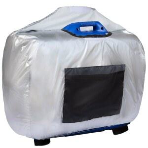 [미국배송] 대부분의 휴대용 발전기를 위한 범용 1000-2500와트용 소프트클럽 방수 발전기 커버 24.5 X 13 18.5 인치 실버