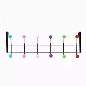 [JED] 문걸이 벽걸이 다용도 수납식 12구 도어후크 옷걸이