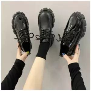 가죽 패션워커 여성 키높이로퍼 발목 숏부츠 겨울 엄마