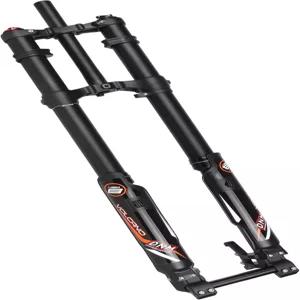 DNM USD-8S 산악 자전거 다운힐 포크 26인치 27.5인치 - 스티어러 1-1/8인치 스트레이트 여행 203mm