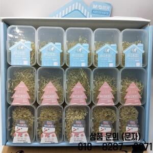 골드 클립 눈송이 종이 토끼 모양 크리스마스 트리 문구 귀여운 장식 플래너