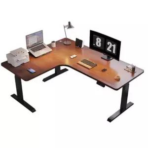 ㄱ자모션데스크 코너 PC테이블 사무실 기역자책상