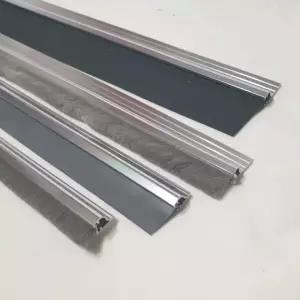 [K-100] 2.1미터+알류미늄 / 강화도어 유리문 다용도 하부용 붙임식 바람막이/벌레 미세먼지 황사 차단