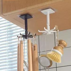 [골드스마일]회전고리 조리도구걸이 문어발고리 후크걸이 후크고리