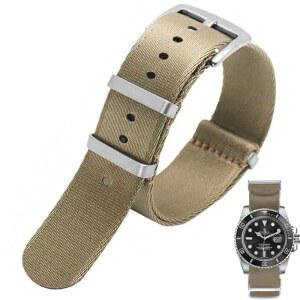 [미국배송] 무거운 버클이 달린 밀리터리 탄도 나일론 시계 밴드 18MM 20MM 22MM 24MM 두꺼운 G10 프리미엄 남성용 스마트 다색 교체 스트랩