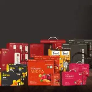 [골드스마일]추석 설 명절 착즙주스 홍삼진액 흑마늘진액 선물세트