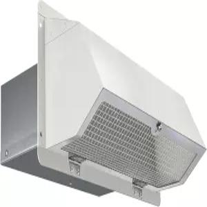 전자레인지 통풍구용 벽 캡 후드 배기구 주방 커버 외부 3-1/4 x10 직사각형 덕트 목욕 팬 흰색