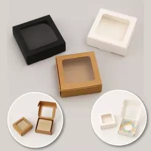 화이트 투명창 선물포장박스 기프트박스 답례품 무지 포장용 상자 1호