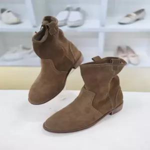 [코디엘루]소가죽 루즈핏 여성 캐주얼 앵클 부츠 4cm CDMD501135