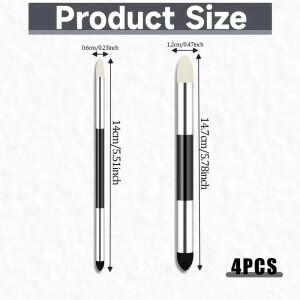 블렌딩 스폰지 펜 반죽 지우개 드로잉 도구 연필 그루터기 아트 스케치 4 개