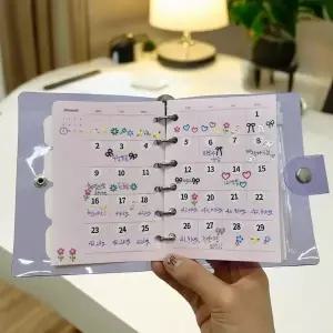 꽃 네일스티커 10장