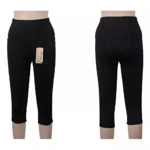 부드러운 7부 하이웨스트 운동바지