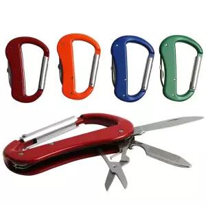 [콩심팥심]캠핑 카라비너 칼 가위 도구 카라비너 고리