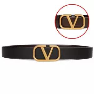 [발렌티노] 브이 로고 금장 양면 벨트 3Y2T0Q90ECU NM8 154391116