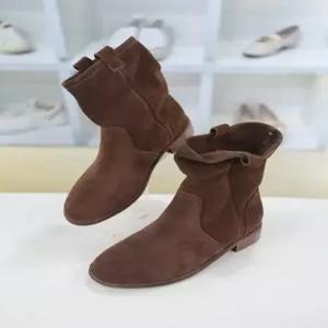 [코디엘루]소가죽 루즈핏 여성 캐주얼 앵클 부츠 4cm CDMD501135-2