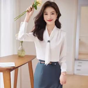 여성정장세트 긴바지 일자바지 봄가을 V넥 패션 하의 직장인 코디 오피스룩 심쿵해외구매