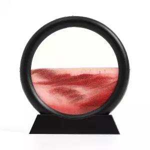 샌드 아트 액자 블랙 레드 현관 스탠드 인테리어소품