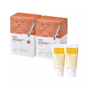 AHC 순면 마스크팩 퍼밍 50매 + 메디필 비건 클리어 클렌징폼 120ml x2