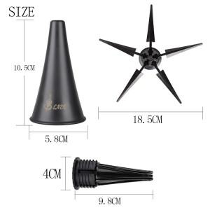 SLADE 5 피트 브레이스 휴대용 클라리넷 스탠드 브래킷 블랙 접이식 금속 지원 목관 악기 악세서리