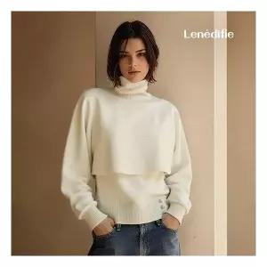 르네디피 25F/W 캐시미어울100 케이프 + 베스트 2종