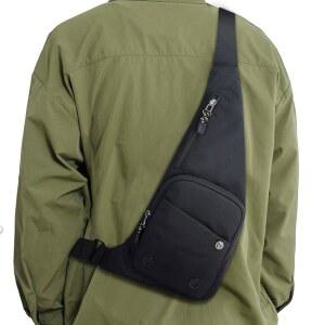 남성용 피스 슬링백 여성용 숄더백 백팩 스트랩 포켓 등산 캠핑 아웃도어용 가슴 가방