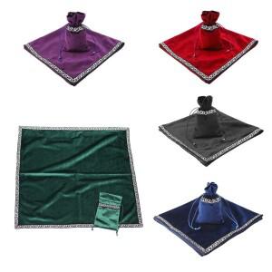 제단 타로 테이블 천 점술 카드 가방 스퀘어 식탁보