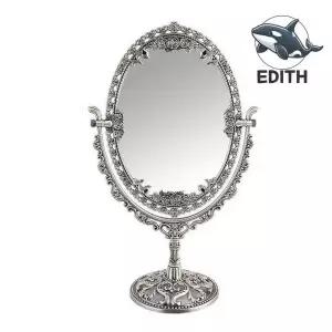 [콩심팥심]우아한 미용 거울 실버 컬러 거실 장식품 고급