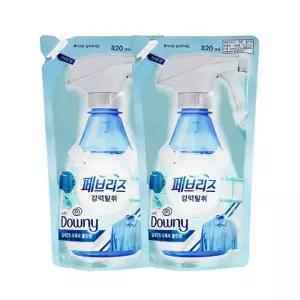 페브리즈 실내건조 프레시클린 리필 320ml x2/섬유탈취제/냄새제거