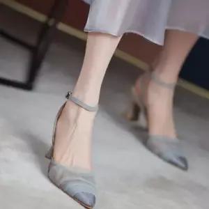 21413 망사 슬링백 샌들 웨딩슈즈 파티 정장 여름샌들 여성