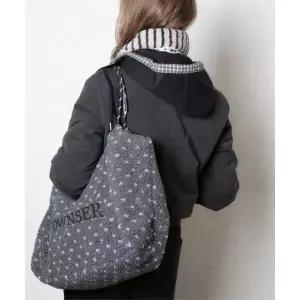 OWNSER 테디 소프트 도트 숄더 백 (Gray) 2077221