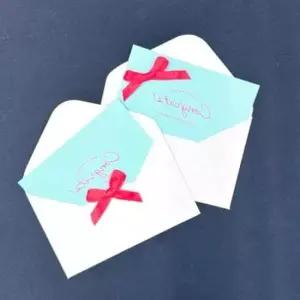 [문구/오피스] 청첩장 리본끈 미니 100P 완제품