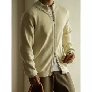 남사친 면 니트 캐주얼 가을 카디건 기모 구제 집업 스웨터 투웨이 차이나 MODU3