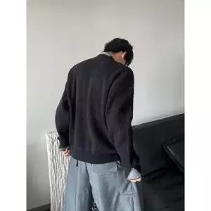 니트 캐주얼 가을 투피스 남사친 터틀넥 패션 이중 상의 폴라 DUCHI3